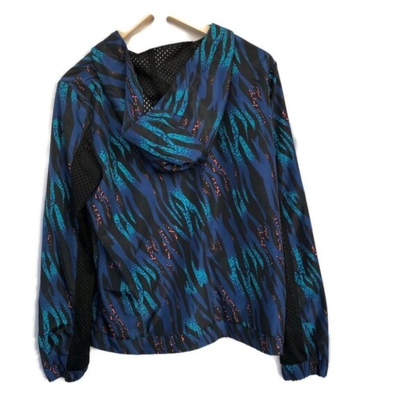 90’s style multicoloured windbreaker teal  animal - Picture 2 of 15